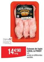 ;oeul & Piriot - Cuisses De Lapin  offre à 14,9€ sur Migros France