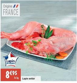 Lapin Entier offre à 8,95€ sur Migros France