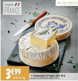 Camembert D'isigny 45% M.g.