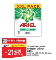 Ariel - Lessive En Poudre Detergent Original 
