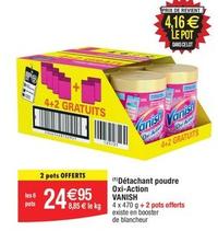 Vanish - Detachant Poudre Oxi-Action  offre à 24,95€ sur Migros France