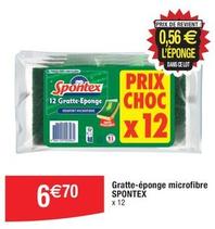 Spontex - Gratte-éponge Microfibre offre à 6,7€ sur Migros France