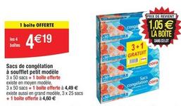 Cora - Sacs De Congélation À Soufflet Petit Modèle offre à 4,19€ sur Migros France