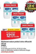 Sanex - Deodorant Nature Protect Extra-Effcacite Roll-On  offre à 12,5€ sur Migros France