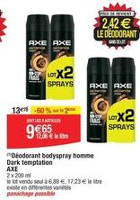 Axe - Deodorant Bodyspray Homme Dark Temptation 
