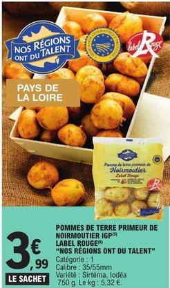 Pommes de terre offre à 3,99€ sur E.Leclerc