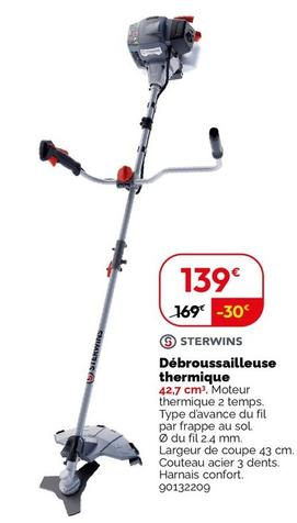 Sterwins - Débroussailleuse Thermique  offre à 139€ sur Weldom