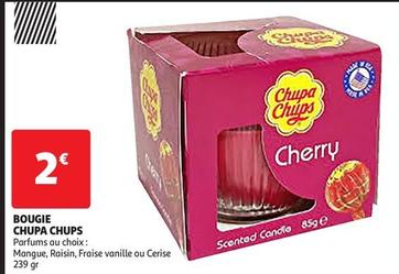 Chupa Chups - Bougie offre à 2€ sur Auchan Hypermarché