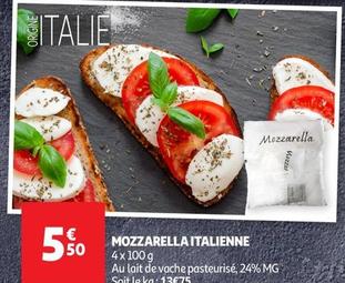 mozzarella italienne