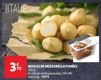 Boules De Mozzarella Fumées