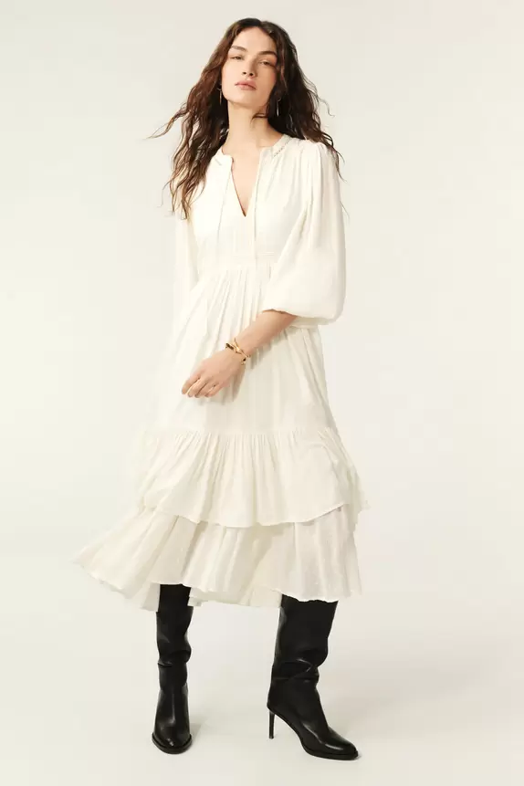 Robe PLUME offre à 285€ sur ba&sh