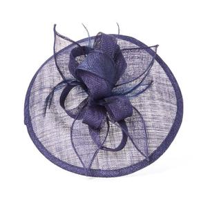 Fascinator à noeud - Uni - Femme - Chapeau de fête de mariage - Taille unique