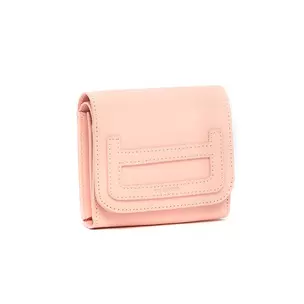 Porte-monnaie femme à rabat en cuir - nude offre à 59€ sur Draeger