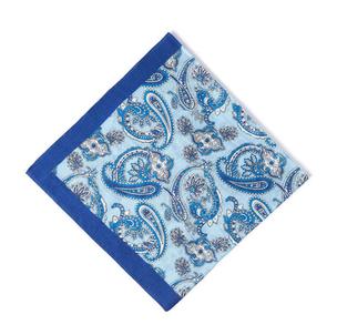 Bandana Carré en 100% coton - Gris - Imprimé Paisley - Unisexe - 67x67 cm