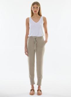 Pantalon ajustÃ© en Coton organique / Elasthanne