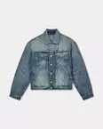 Veste trucker brodée 'KENZO Pop' en denim japonais offre à 690€ sur Kenzo