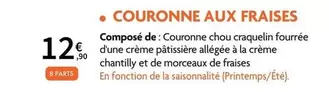 Couronne Aux Fraises offre à 12,9€ sur E.Leclerc