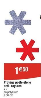 Protège Poêle Étoile Anti-rayures offre à 1,5€ sur Cora