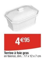 Terrine offre à 4,95€ sur Cora