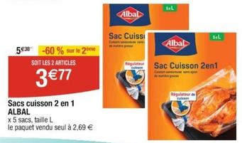 Albal - Sac Cuisson 2 En 1 offre à 3,77€ sur Cora