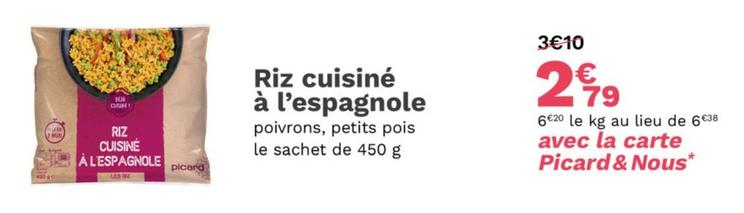 Picard - Riz Cuisiné À L'espagnole offre à 2,79€ sur Picard