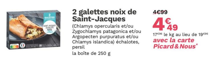 Picard - 2 Galettes Noix De Saint-jacques offre à 4,49€ sur Picard