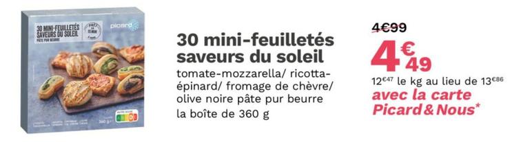 Picard - 30 Mini-feuilletés Saveurs Du Soleil offre à 4,49€ sur Picard