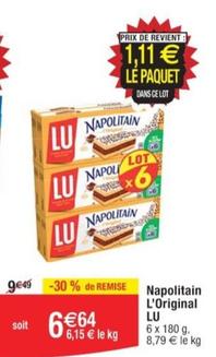 Lu - Napolitain L'original offre à 6,64€ sur Cora