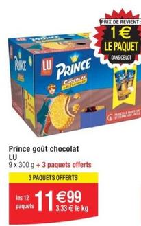 Lu - Prince Goût Chocolat offre à 11,99€ sur Cora