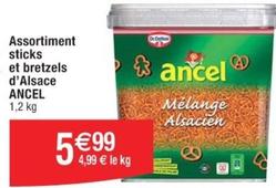Ancel - Assortiment Sticks Et Bretzels D'Alsace offre à 5,99€ sur Cora