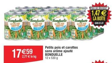 Bonduelle - Petits Pois Et Carottes Sans Arôme Ajouté offre à 17,59€ sur Cora