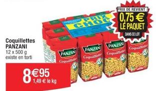 Panzani - Coquillettes  offre à 8,95€ sur Cora