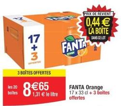 Fanta - Orange offre à 8,65€ sur Cora