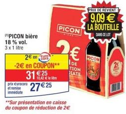 Picon - Bière 18% Vol. offre à 27,25€ sur Cora