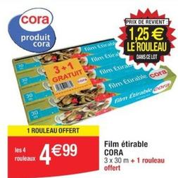 Cora - Film Etirable  offre à 4,99€ sur Cora