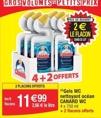 Canard WC - Gels Wc Nettoyant Ocean  offre à 11,99€ sur Cora