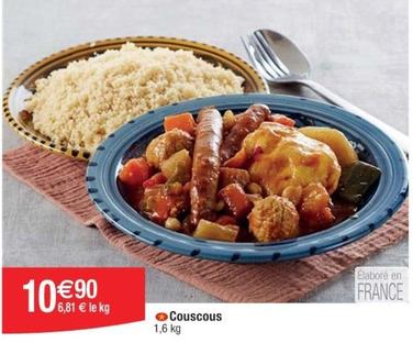 Couscous offre à 10,9€ sur Cora