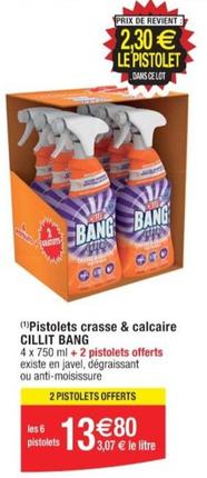 Bang - Pistolets Crasse & Calcaire offre à 13,8€ sur Cora