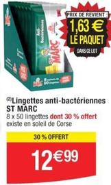 St Marc - Lingettes Anti-bactériennes offre à 12,99€ sur Cora