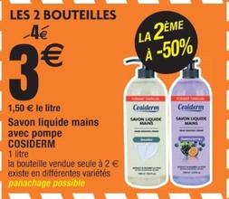 Cosiderm - Savon Liquide Mains Avec Pompe offre à 2€ sur Cora