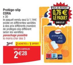 Cora - Protège-Slip offre à 1,14€ sur Cora