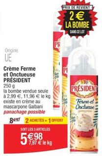 Galbani - Crème Ferme Et Onctueuse offre à 5,98€ sur Cora