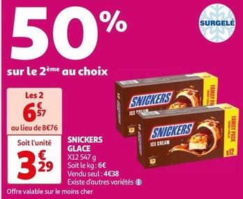 Snickers - Glace