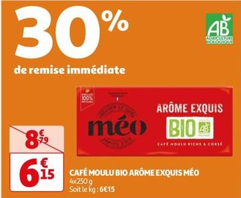 Méo - Café Moulu Bio Arôme Exquis