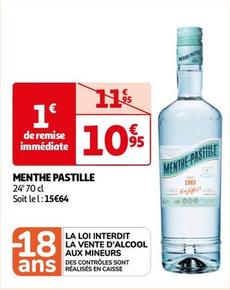 Menthe-Pastille offre à 10,95€ sur Auchan Hypermarché