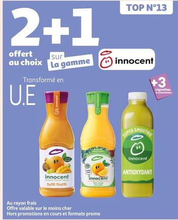 Innocent - Sur La Gamme offre sur Auchan Hypermarché