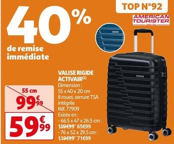 Activair - Valise Rigide  offre à 59,99€ sur Auchan Hypermarché