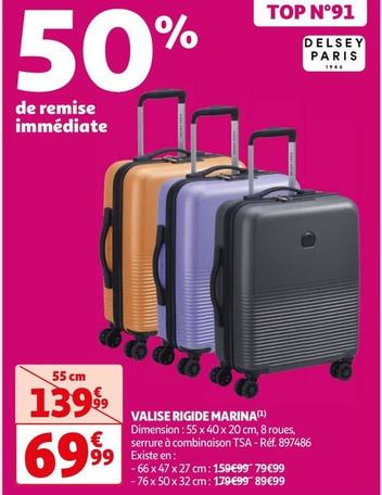 Valise Rigide Marina offre à 69,99€ sur Auchan Hypermarché