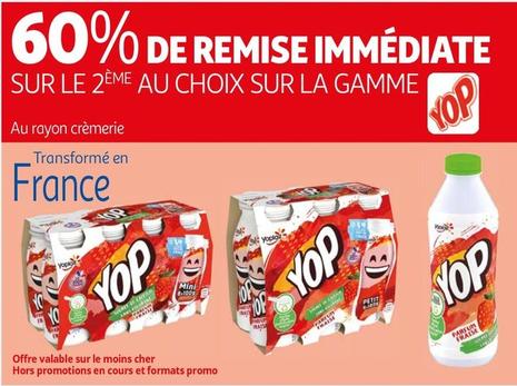 yoplait - sur la gamme yop