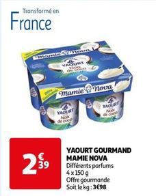 mamie nova - yaourt gourmand 